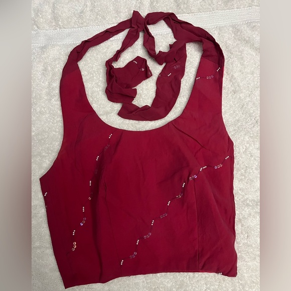 ‼️FIRM‼️EUVC Emma Black Amazing Beaded Skirt and Halter to Match. - Picture 10 of 16